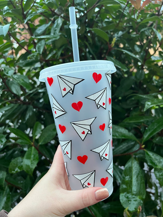 Paper Plane Cold Cup