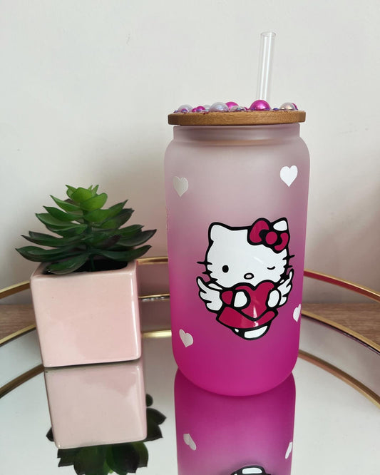 Hello Kitty Can Glass